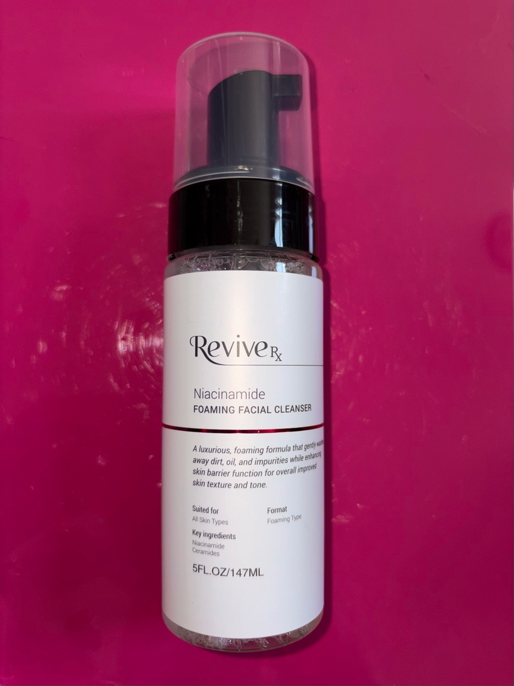 Revive Rx Niacinamide Foaming Cleanser 5 fl oz Improves Skin Appearance